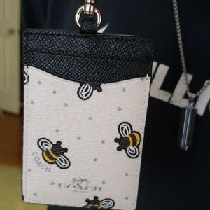 Coach Bee lanyard